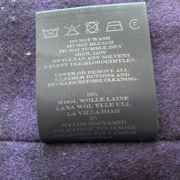 Vintage Burberry waxed coat with wool liner Small - Picture 8 of 16